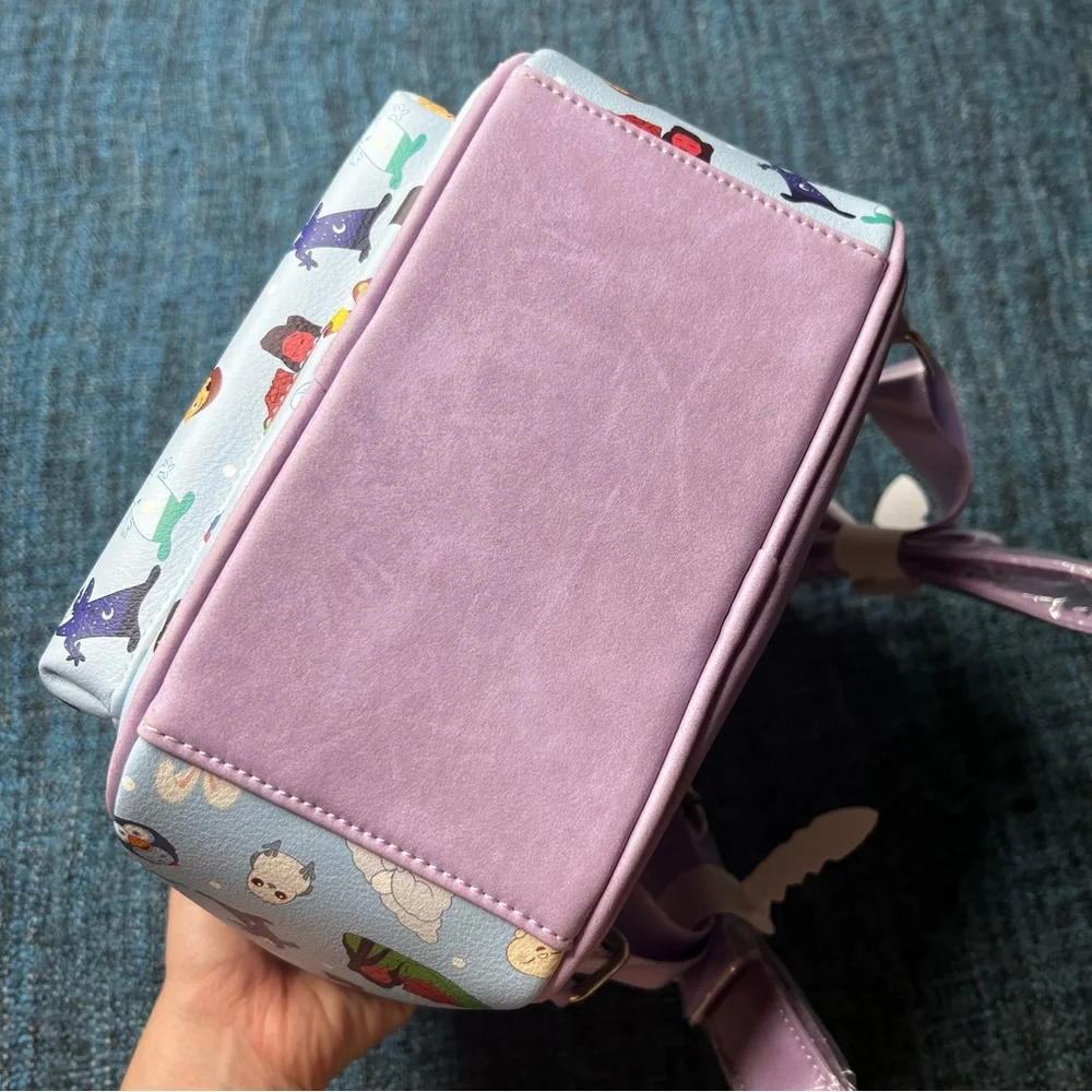 Disney Pixar Shorts Characters Allover Print Mini Backpack Vegan Leather NWOT